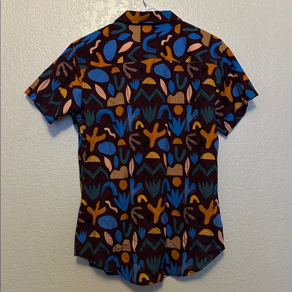 WILDFANG Short Sleeve Button Up Shirt S - Picture 3 of 3